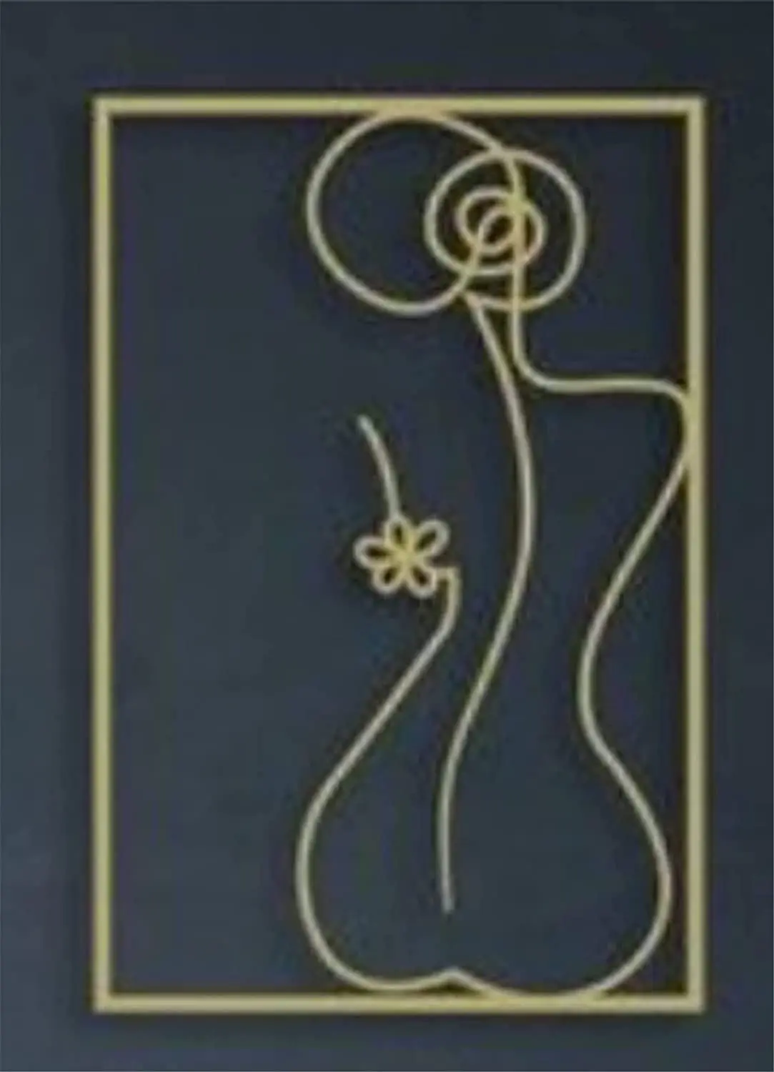 Декоративное украшение для стен из металла с изображением женщин дома гостиной