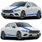 Универсальные стильные автомобильные наклейки, автомобильные виниловые Стикеры с длинными полосками, водонепроницаемые самоклеящиеся наклейки