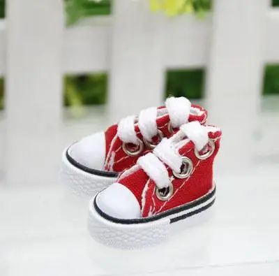 red 2 3,6 см Blyth кукла обувь Цветочные холщовые куклы обувь для кукла 1/6 аксессуары(fit Blyth, Azone, Licca, Barbies, 1/6 Bjd, кукла 1/6 s - Цвет: red 2