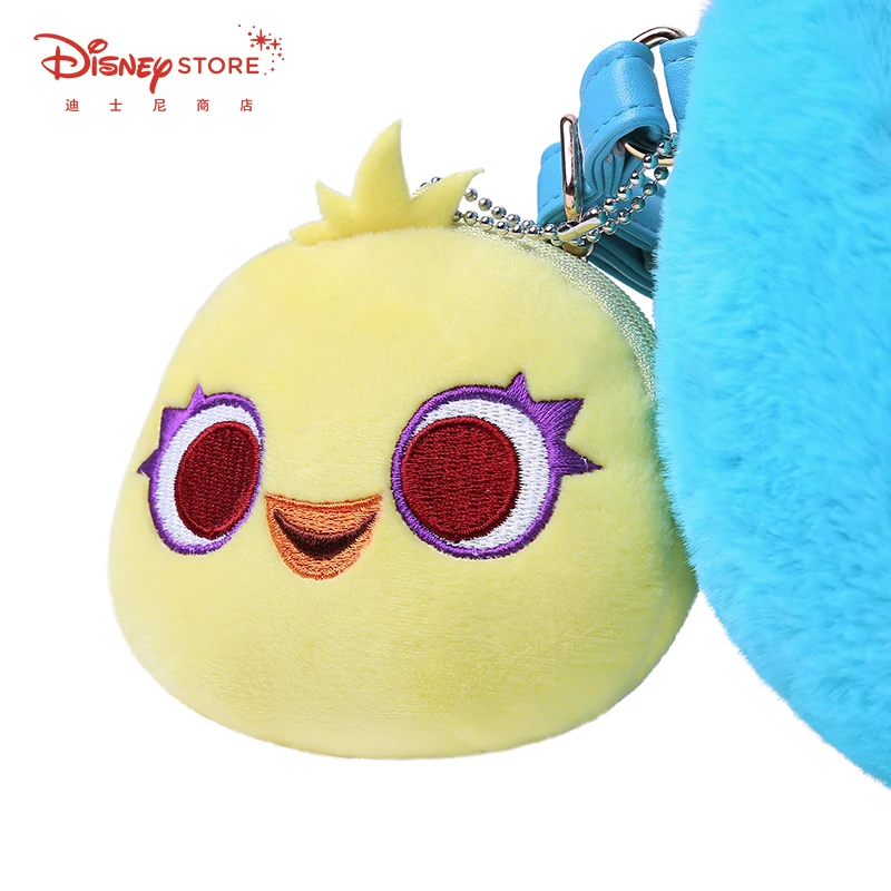 Original Disney Fashion Toy Story 4 Doll Plush Cute Rabbit Gotha Duck Coin Purse Messenger Shoulder Bag Female