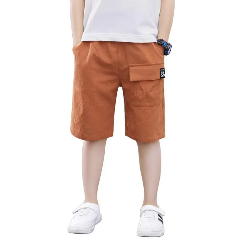 Шорты детские хлопковые для мальчиков и девочек пляжные короткие спортивные