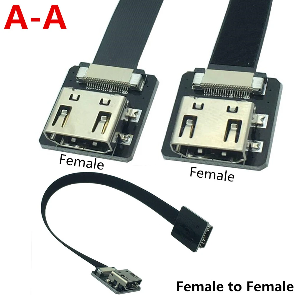 

FPV aerial cable PTZ FPV dedicated HDMI A-A standard HDM female to female flexible cable