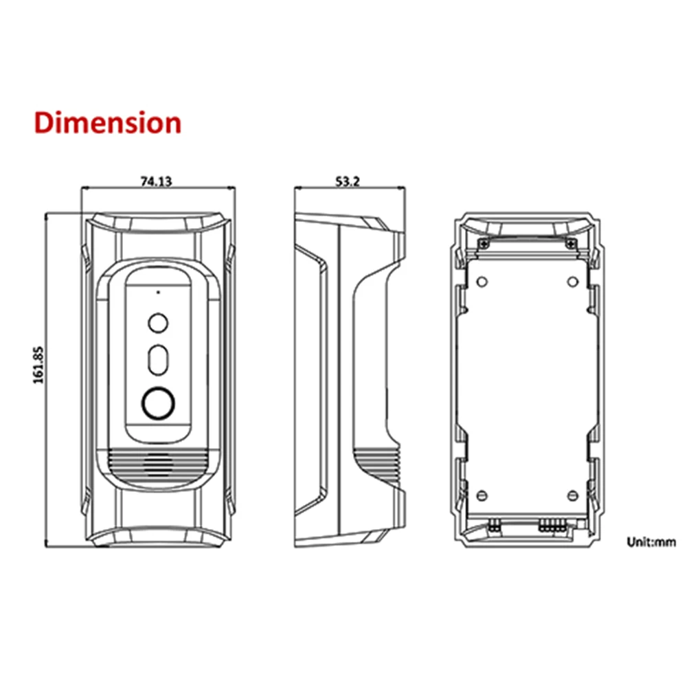 Видеодомофон Hikvision антивандальный дверной звонок 2 МП POE DS-KB8113-IME1 оригинал |
