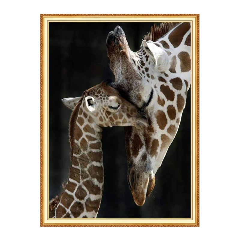 Meian Giraffes полный квадратный алмаз 5D DIY алмазное искусство 3D Алмазная живопись