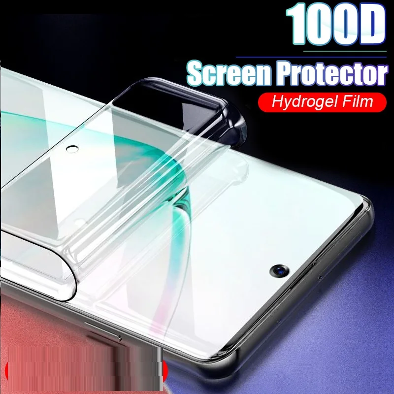 Изогнутая Гидрогелевая пленка для Samsung Galaxy S20 Ultra S10 S9 S8 Note 20 10 Plus защитная экрана |