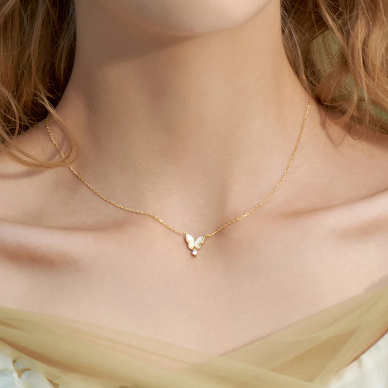 Женское колье чокер из серебра 925 пробы с круглыми бусинами|Ожерелья| |