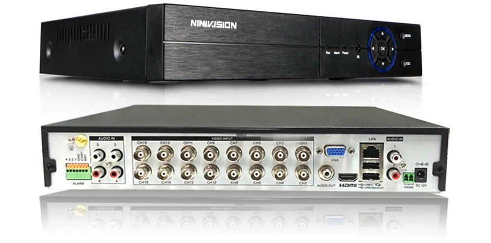16CH AHD CCTV NVR 5mp 4mp 3g DVR Kit CCTV видеонаблюдение Системы 16X5,0 Мп для дома и улицы комплект камеры безопасности для 16ти-канального видеорегистратора наборы