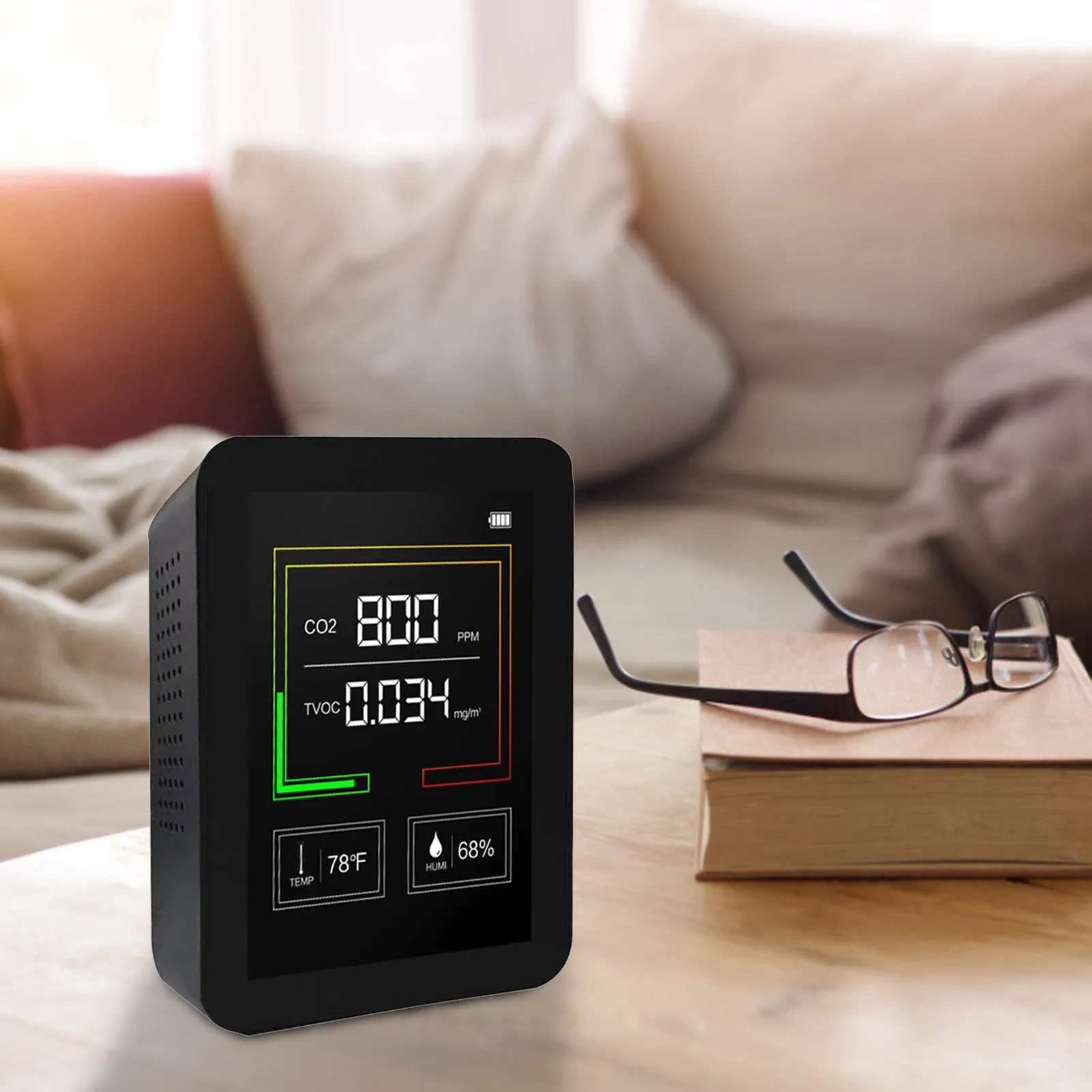 Датчик углекислого газа NDIR качества воздуха с датчиком TVOC детектор CO2 датчик