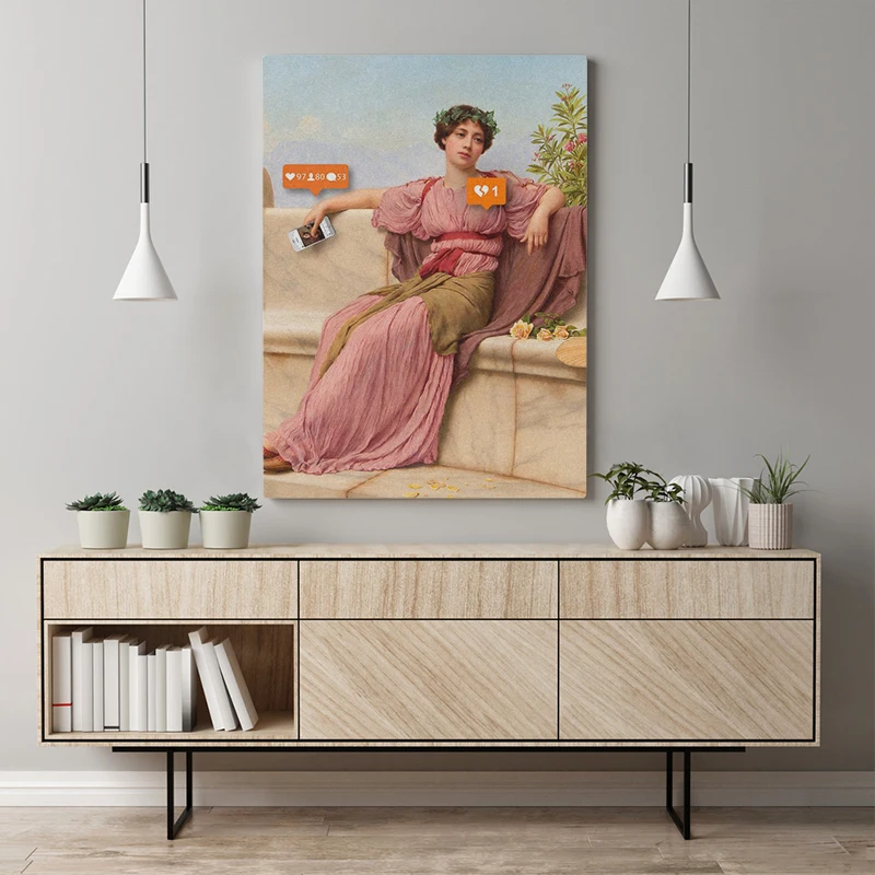 Классического искусства шедевры Ренессанс Современная живопись холст плакат