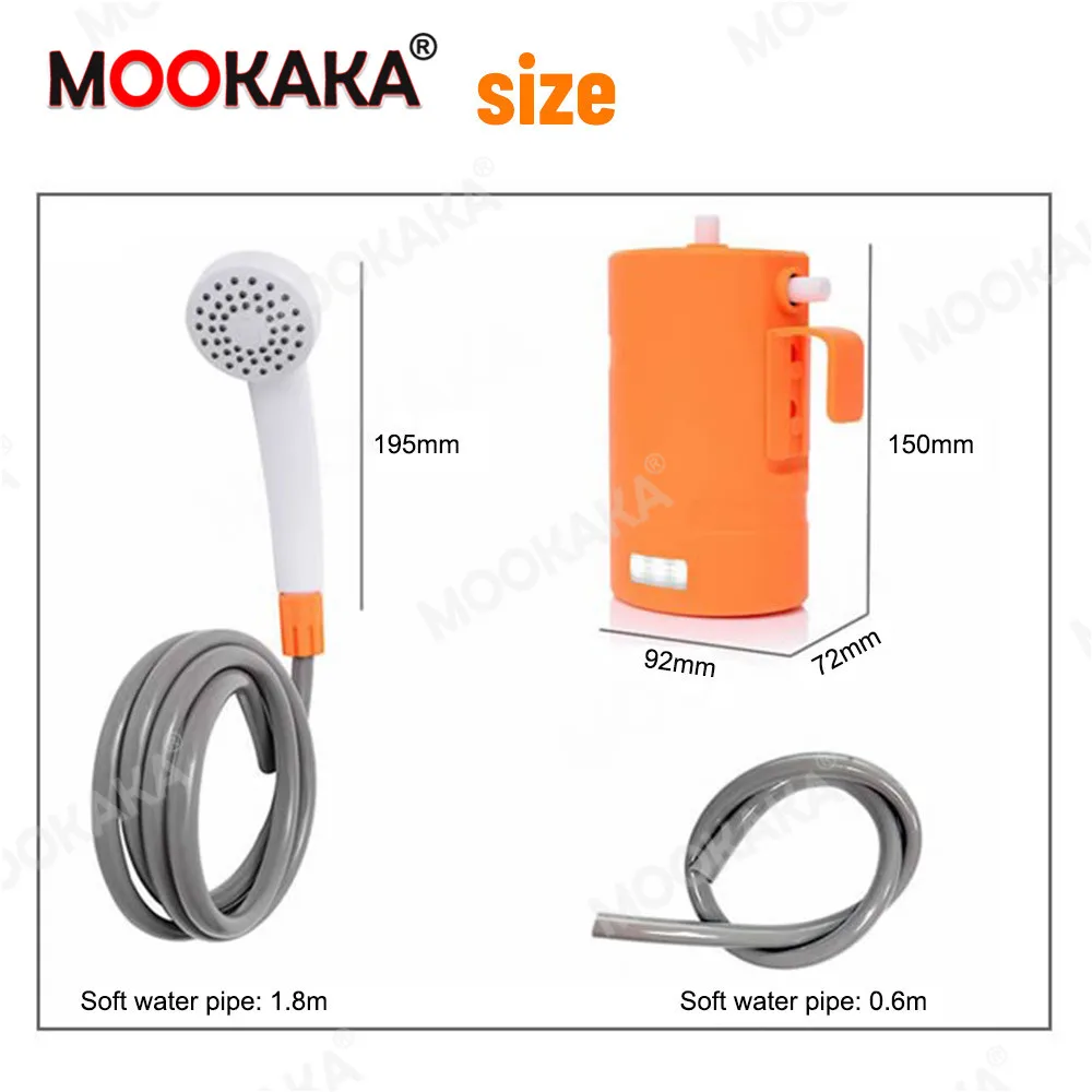 Купить Портативный автомобильный мойщик для кемпинга, душа, мойщик высокого давления для автомобиля, водяной пистолет, Электрический водяной насо...