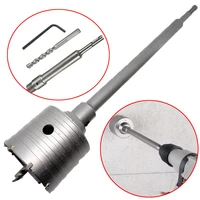 30 80mm wall hole drill bit electric hammer percussion drill air conditioner punching concrete water pipe dry punching kit