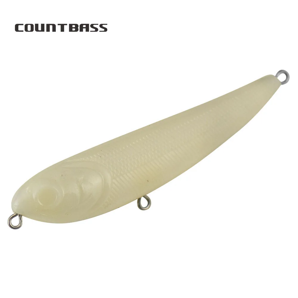 Чистая жесткая приманка 10 шт. 70 мм 100 неокрашенные рыболовные приманки Поппер