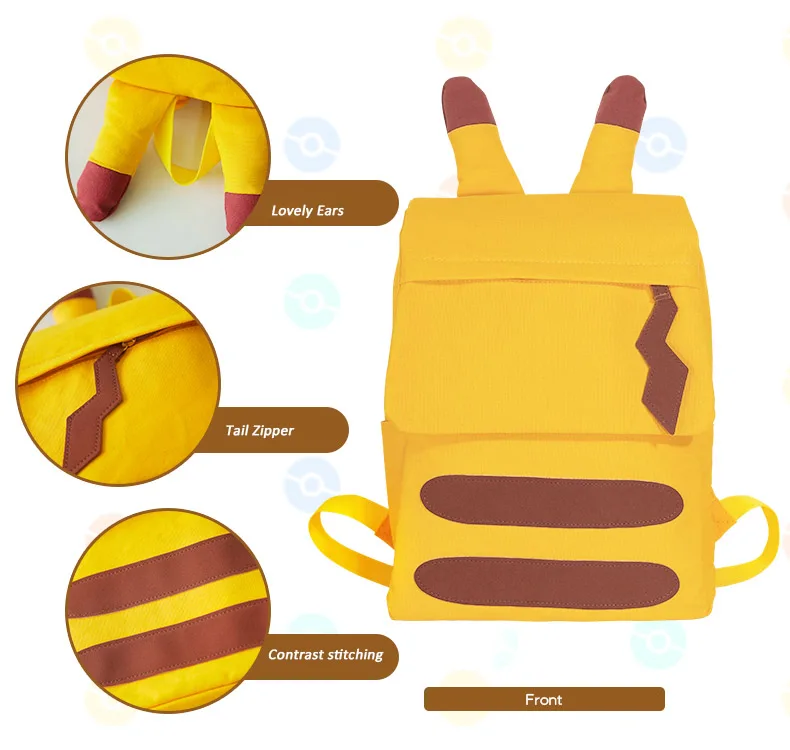 Японский Забавный каваи мультфильм Аниме Пикачу mochila Тоторо bolso рюкзак студенческий холст школьная сумка Подростковая сумка