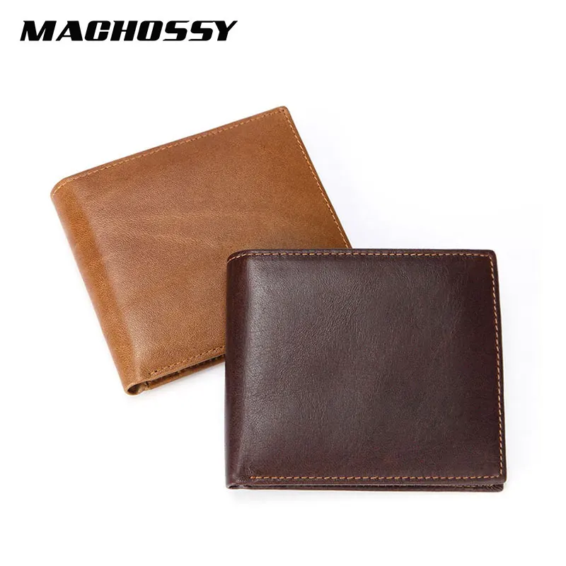 Брендовый мужской кошелек из натуральной кожи короткий для монет мужчин
