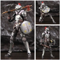 goblin slayer 6 action figure kos fgm 424 mf masaki apsy comic anime 15cm doll toys model middle ages crusaders cavalry style