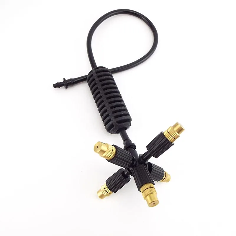 

Brass Misting Nozzle Hanging Sprinkler Micro Sprayer Water Anti Drip Irrigation Spray for Greenhouse Garden Agriculture Garden