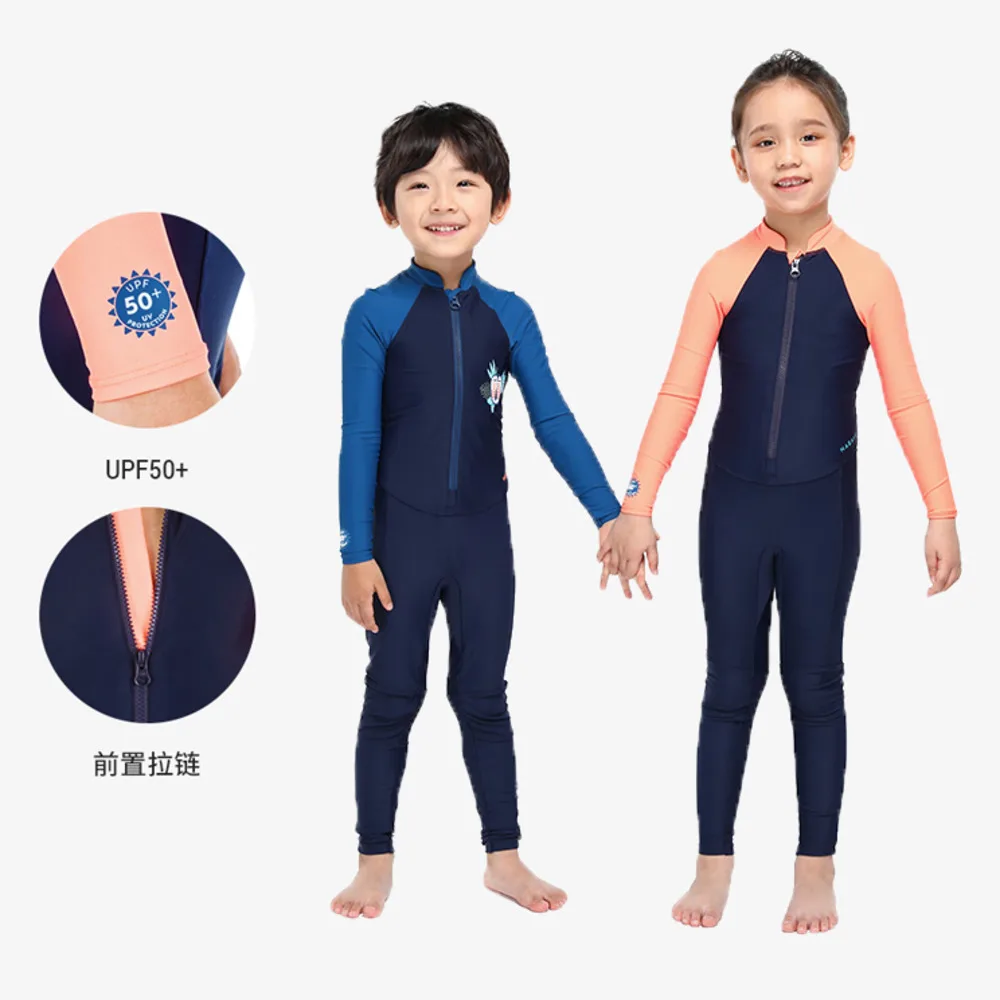 Decathlon детский цельный купальник для девочек Теплые Свитера с длинным рукавом