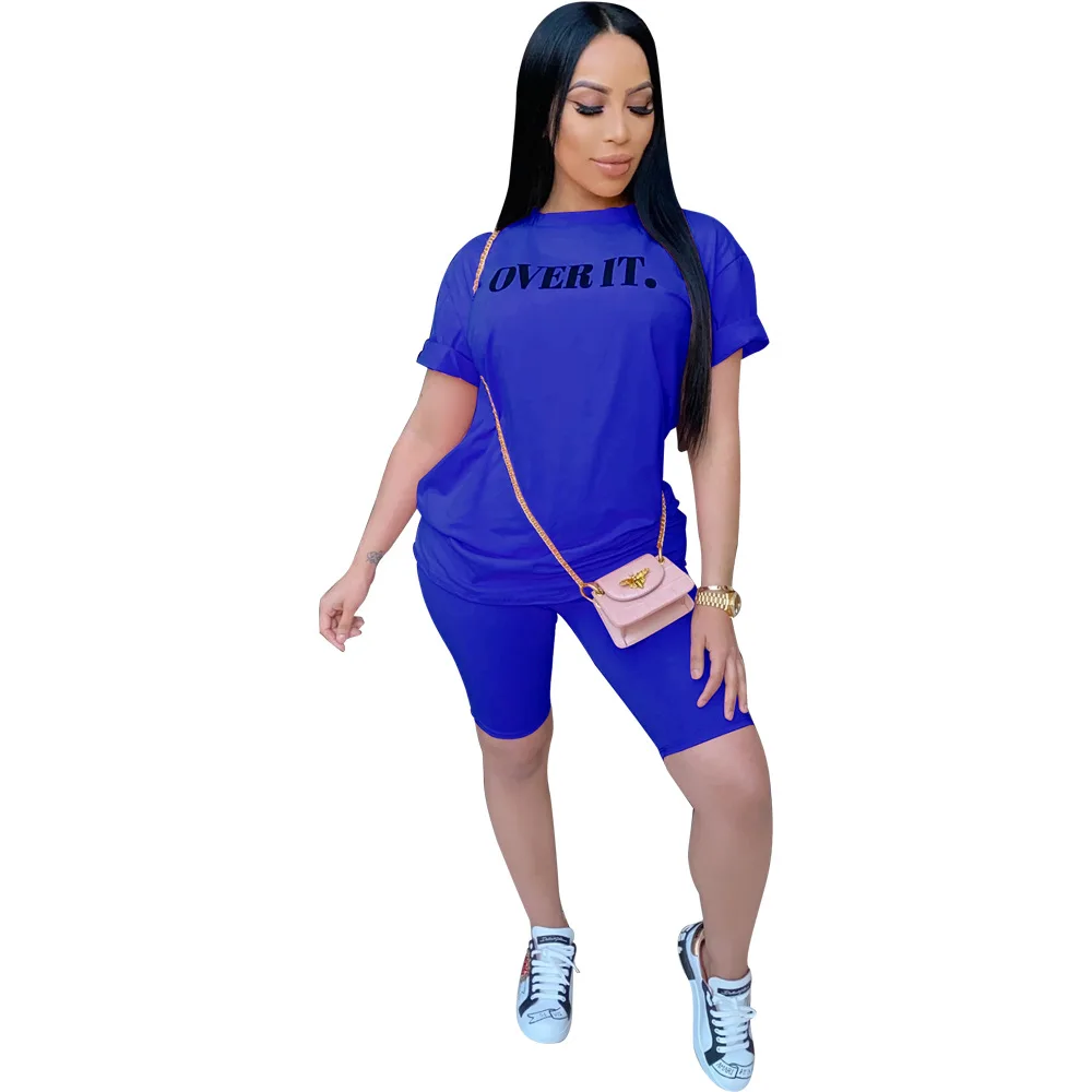 Женский спортивный костюм из двух предметов однотонный Повседневный Спортивный