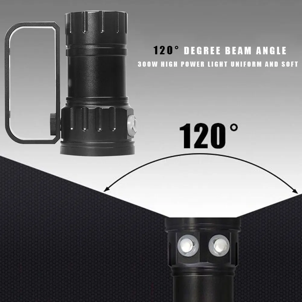 Профессиональный 18000лм подводный дайвинг флэш светильник для дайвинга фонарь