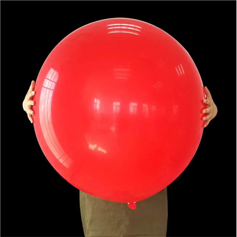 Сферический шар 36 дюймов круглый латексный Большой прозрачный воздушный из