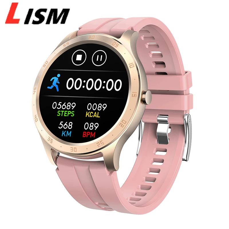

Lism IP68 Waterproof S20s Women Smart Watch 2020 Smart Clock Fitness Tracker Heart Rate Monitor Men New Smartwatch For Android