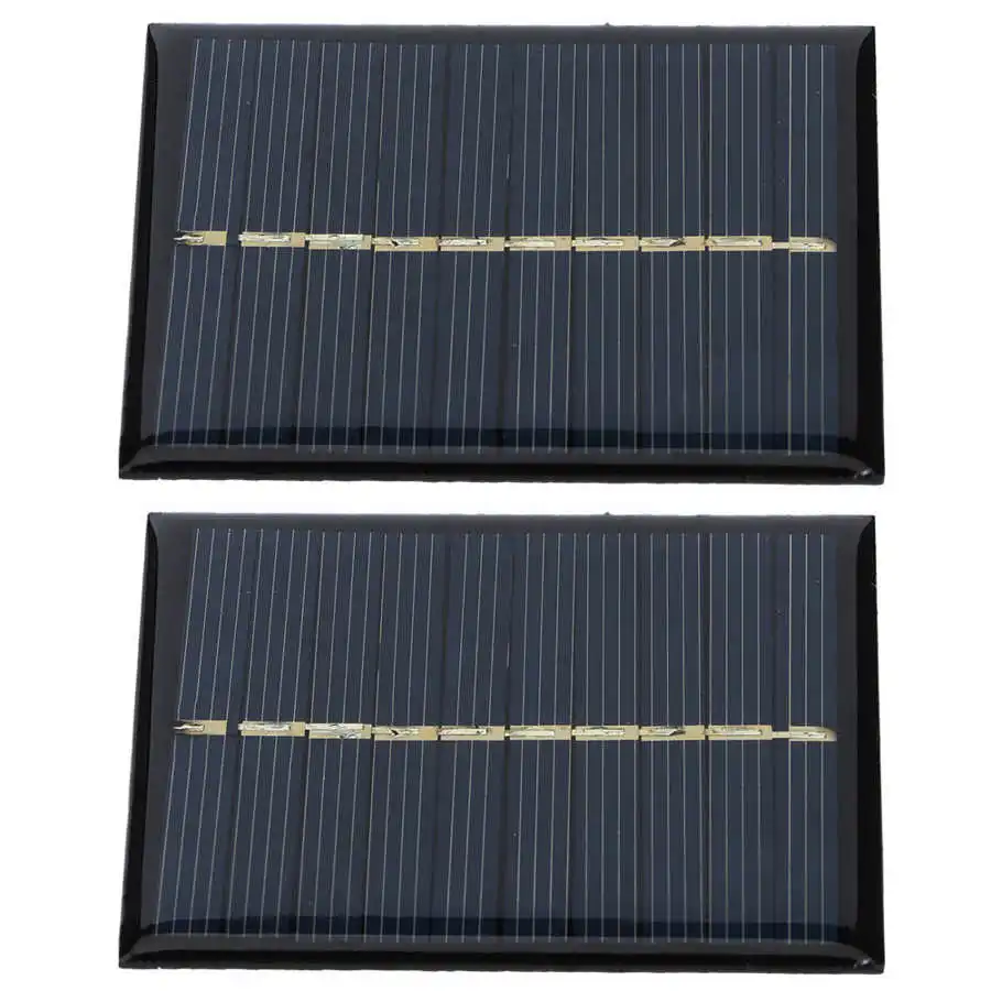 2 шт./компл. 0 5 Вт В поликремниевая солнечная панель зарядная плата для дома DIY