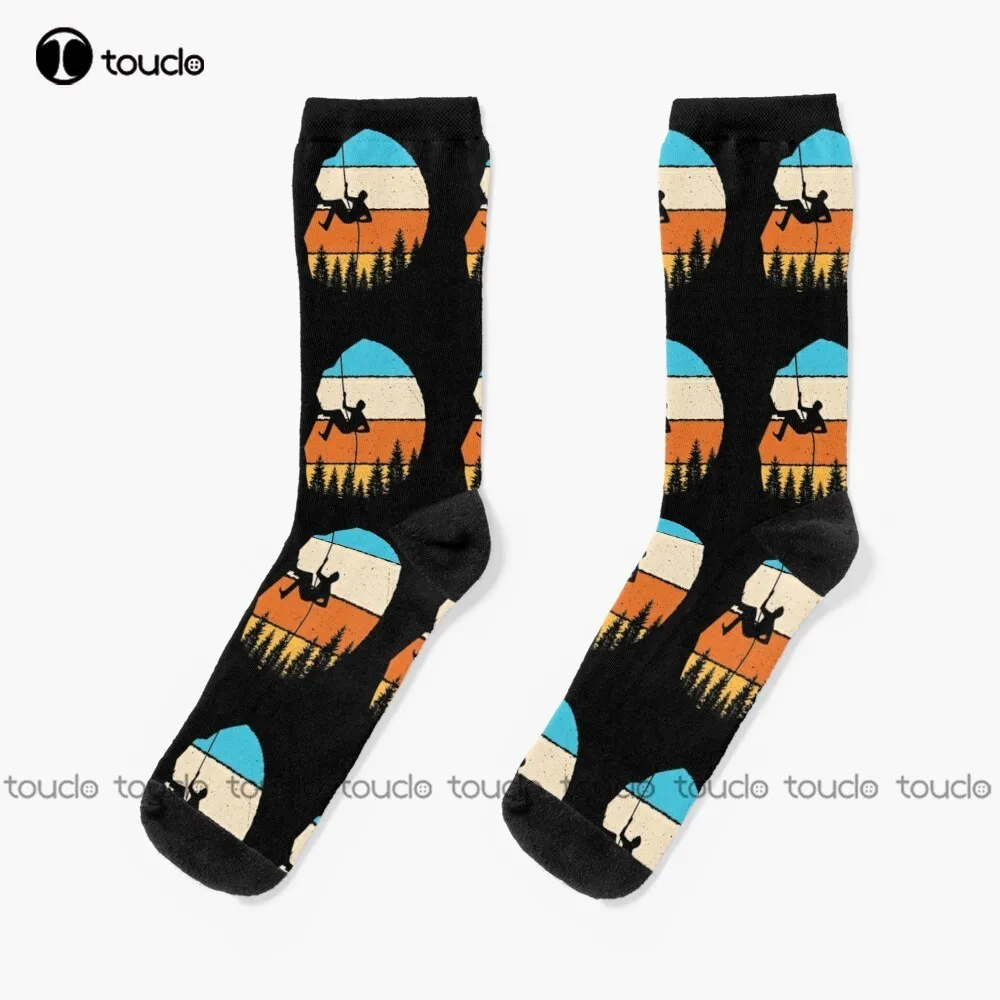 

Rock Climbing Climber Gift Socks Softball Socks Women Personalized Custom Unisex Adult Socks Teen Socks Halloween Christmas Gift