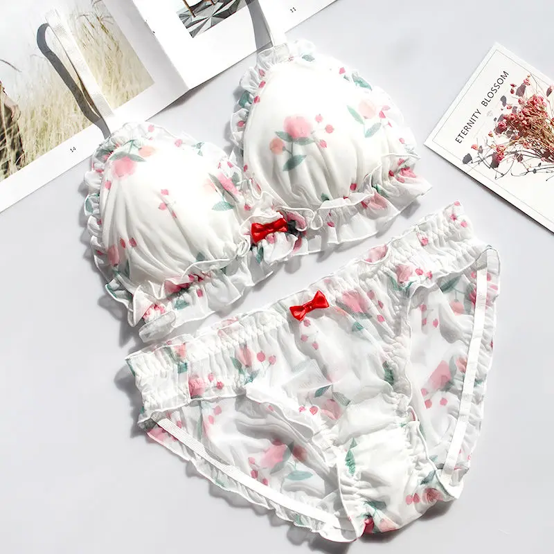 Сексуальное японское нижнее белье в стиле &quotЛолита&quot комплект нижнего белья