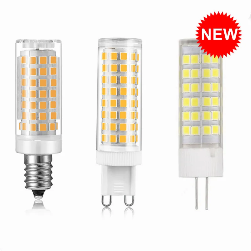 

LED Bulb E14 G4 G9 5W 7W 9W 12W 15W LED Lamp AC 220V-240V LED Corn Bulb SMD2835 360 Beam Angle Replace Halogen Chandelier Lights