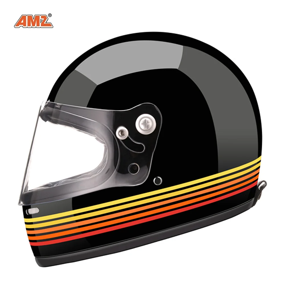 

AMZ DOT Certification Motorcycle Helmet 2021 Fiberglass Motocross Racing Helmet Full Face Moto Helmets for Men And Women