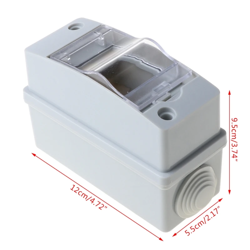 

Household Illumination Electrical Distribution Box Waterproof IP65 with Transparent Cover Junction Wire Box Accessories
