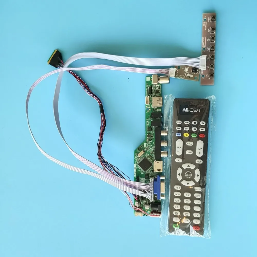 Комплект для LTN156KT02-301/C01/101 40pin AV низковольтного дифференциального сигнала удаленного ТВ HDMI Дисплей VGA 1600x900 контроллер доард ЖК-дисплей USB Панель светодиодный Экран аудио
