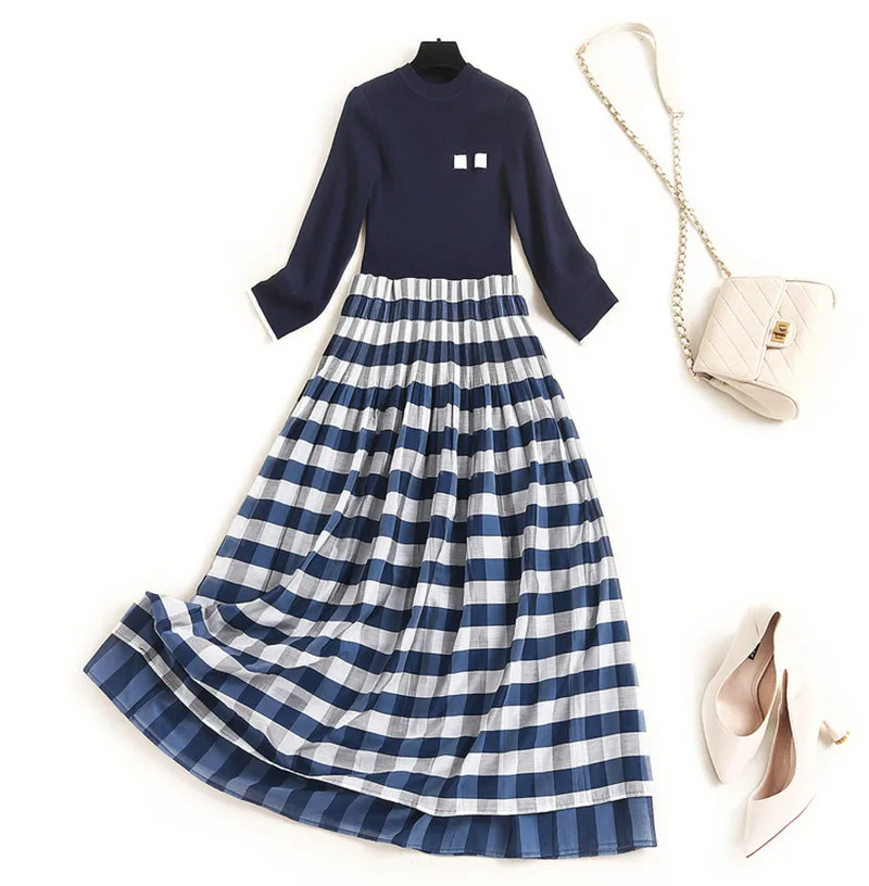 Высококачественное женское осеннее платье модная одежда новинка 2020 элегантное