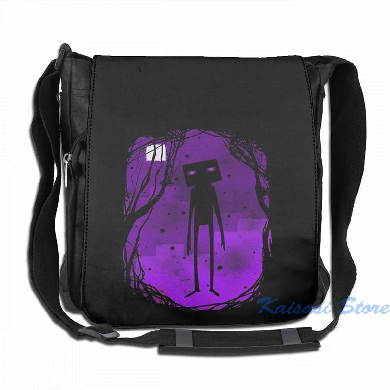 Забавный рюкзак с графическим принтом Enderman USB-зарядкой мужские школьные сумки