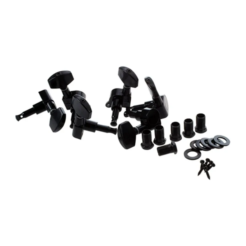 

Guitar Tuning Pegs Tuners Machine Heads 3L 3R Black