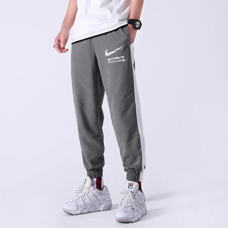 

Pants men's trendy straight leg loose-fitting sports basketball guard pants all-match casual INIKE pants