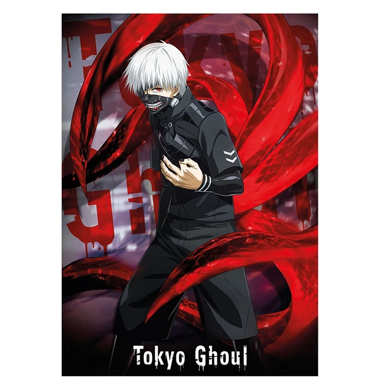 Классический Анимация одежда с надписью Tokyo Ghoul плакат для косплея канеки кэна