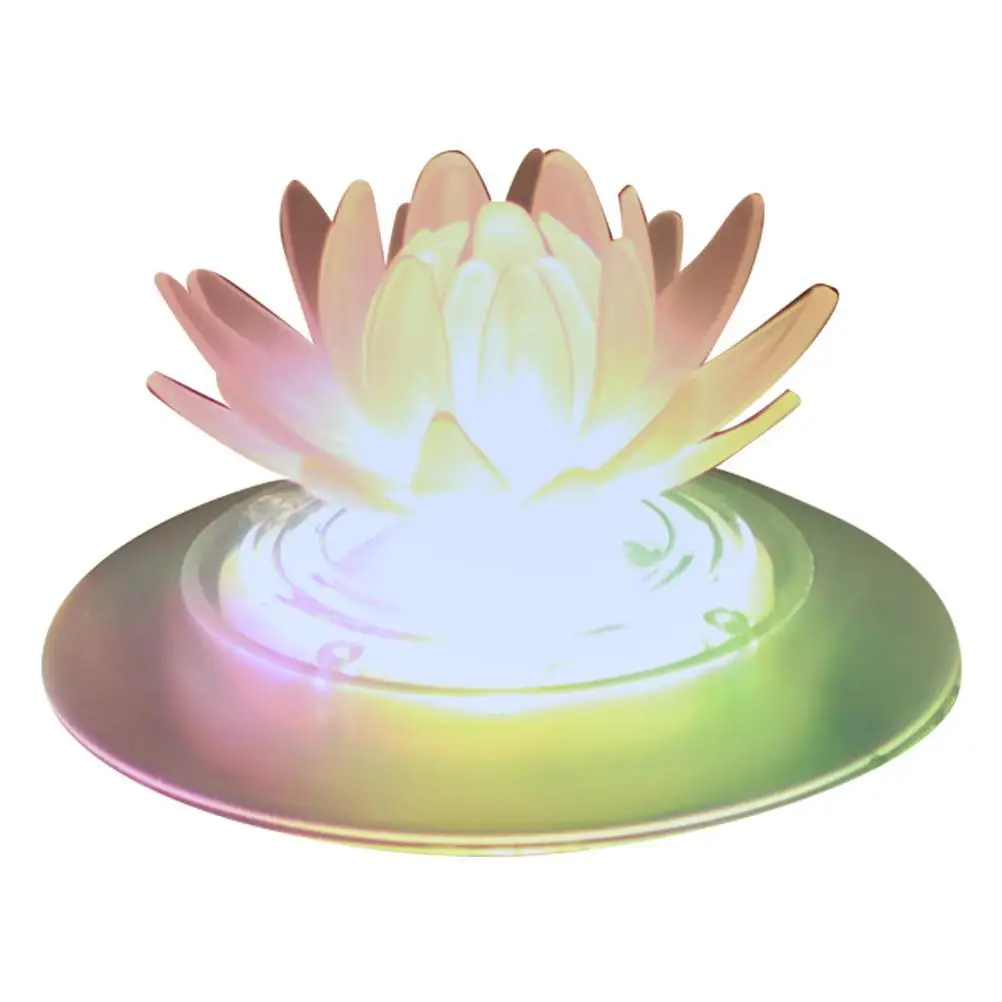 

Outdoor Solar Floating Pond Lights Swimming Pool Floating Lamp Waterproof Floating Lotus Light
