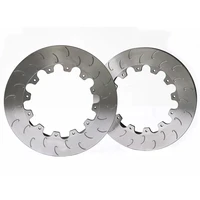 high precision twin turbo vane type ventilation slots for au di b mw 18 inch front wheels 35528mm j hook discs for gt4 caliper