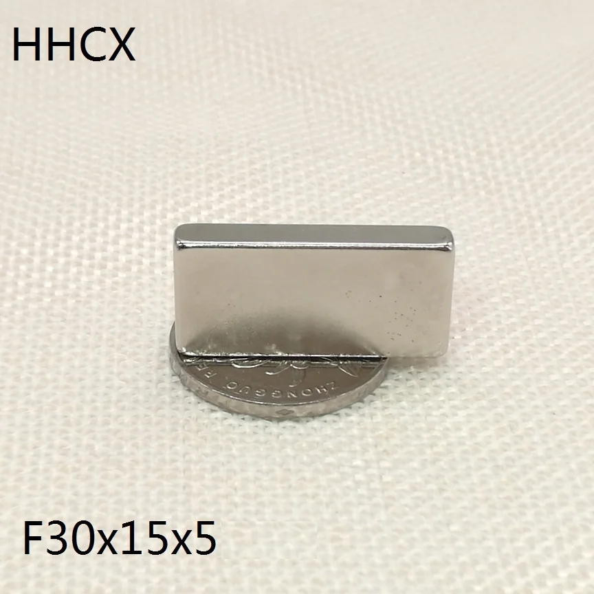 10 шт./лот Магнит 30*15*5 N38 сильный кубовидный NdFeB Редкоземельный 30x15x5 неодимовые