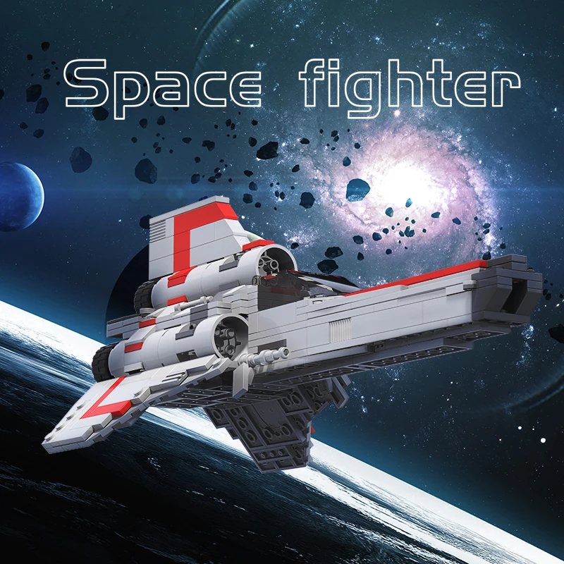 MOC Авиатор fortresssгалактиca колониальный гадюр MKII MOC-9784 High-h StarW космическая серия