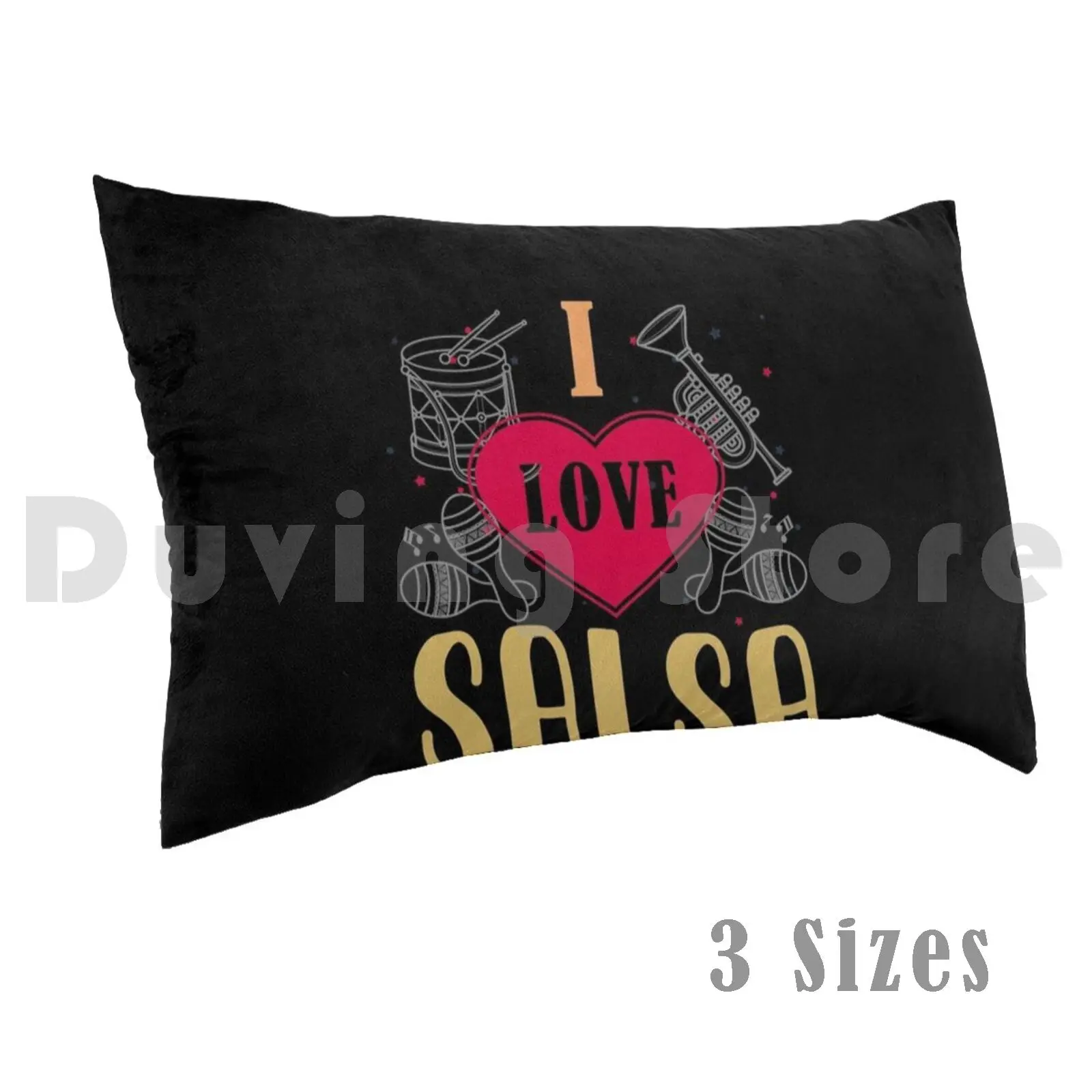 

Salsa , Music , Flamenco Pillow Case DIY 50x75 Salsa Dance Latin Dancer Cuban Rueda Puerto Rico Bachata Dancers