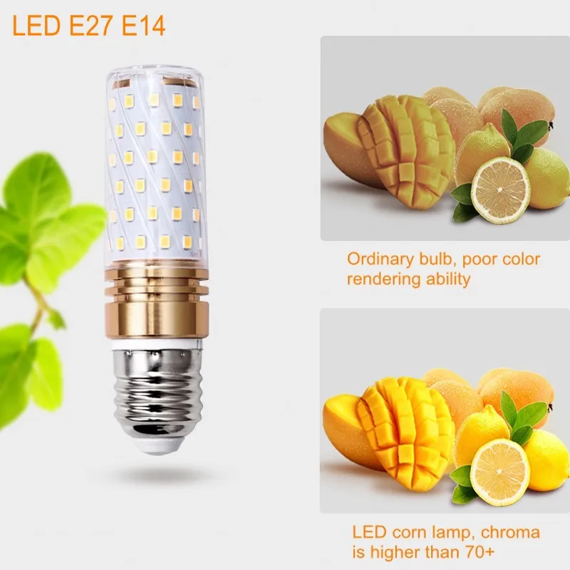 

E27 E14 20 SMD2835 Lampadina Della del 220V 230v Risparmio Energetico Caldo/Bianco freddo Del Cereale D
