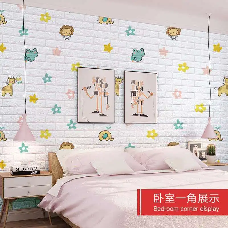 

Kindergarden картон Декор Новый stlye стикер 3D настенная бумага для детской комнаты