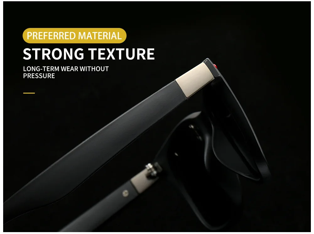 

ZXWLYXGX Classic Polarized Sunglasses Men Women Brand Design Driving Square Frame Sun Glasses Male Goggle UV400 Gafas De Sol