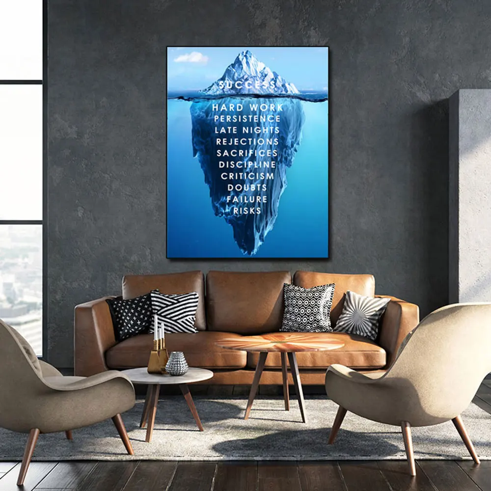 Холст плакат пейзаж скандинавский принт картина на стену мотивационные картины