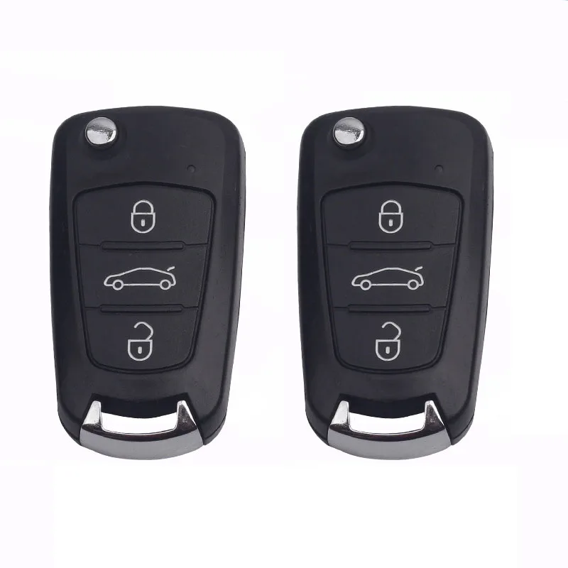 3 Buttons Replacement  Flip Folding Remote Key Case Shell For Great Wall C30 H5 H6 Keyless Entry Fob Key Cover