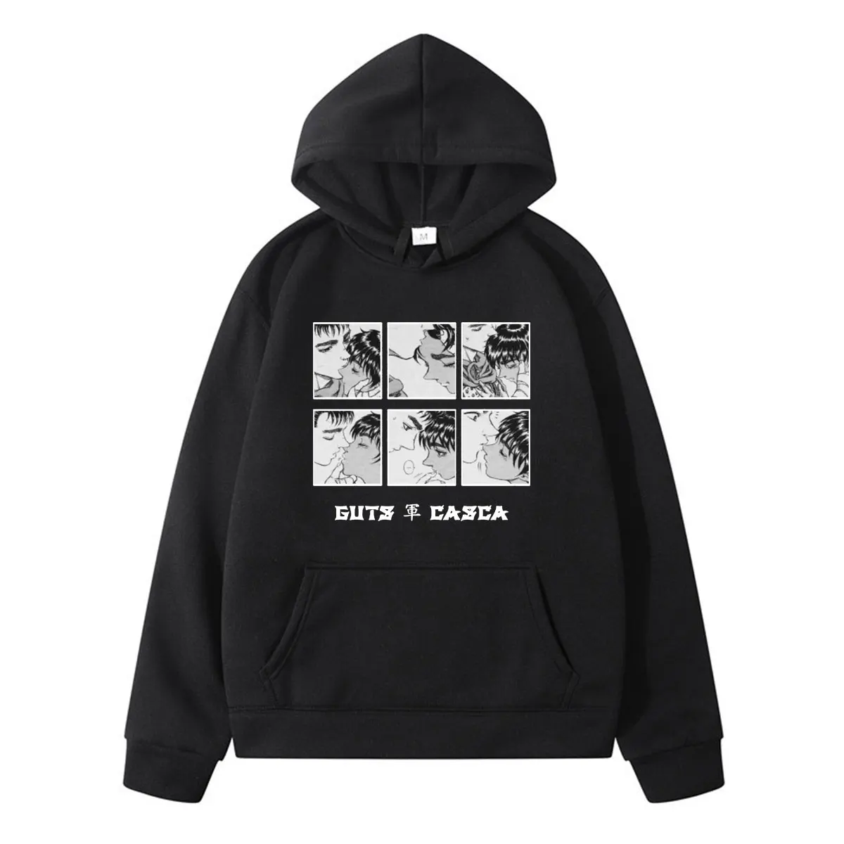 

Anime Berserk GutsCouple Sweater 2021 Popular High Street Fashion Trend Thicken Winter Long-sleeved Loose Men and Women Hoodie