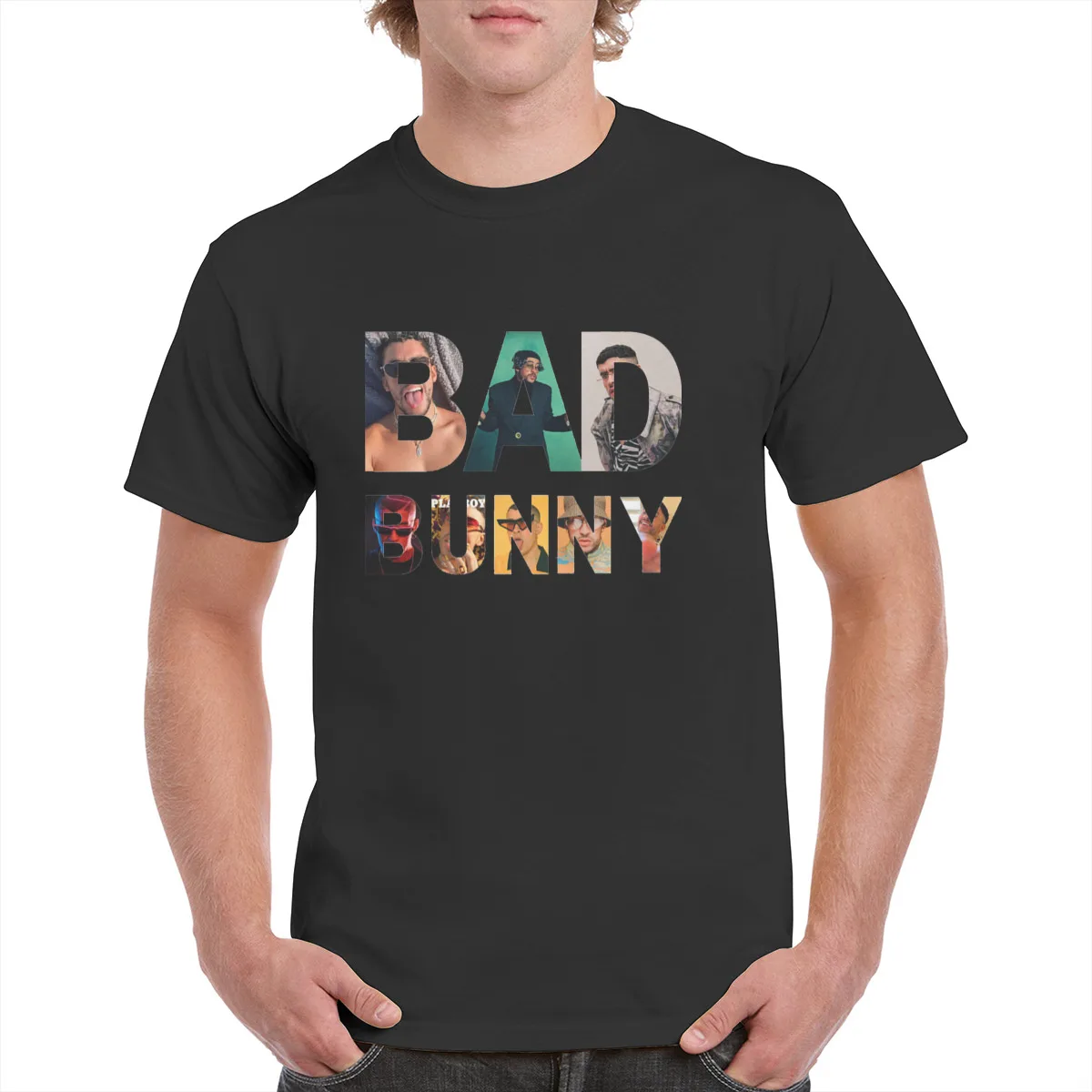 

Hip Hop Rock Bad Bunny YHLQMDLG T-shirt Latin Harajuku Graphics t shirt Unisex Multicolor clothes female/Man 100% Cotton