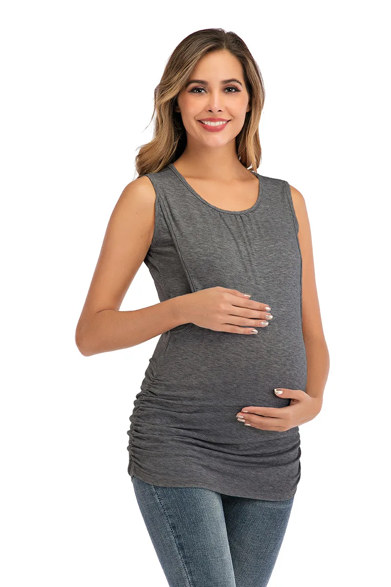 

New 2020 Summer Women Pregnancy Maternity Nursing T Shirts Breastfeeding Clothes for Pregnant Women Nursing Tshirt Plus Size 3XL